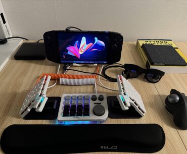 Working with the limited space that I , here’s my mini battlestation