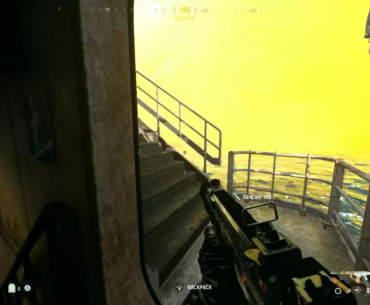 The sound effect made this lucky kill look like a sitcom.