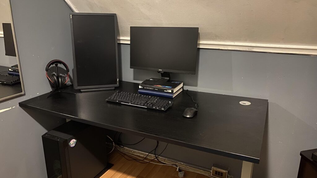 That vertical Benq is so large for a 24”