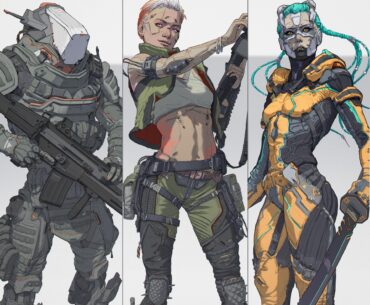 Cyberpunk Characters, David Fesl