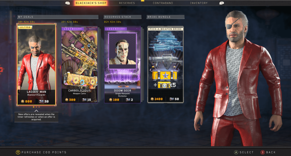 If I buy this skin does it count as unlocking Menendez for the Blackout Historian achievement?