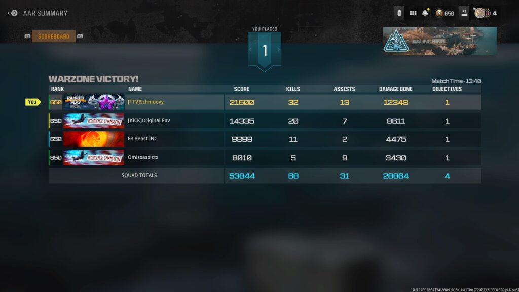 My first ever 32💣