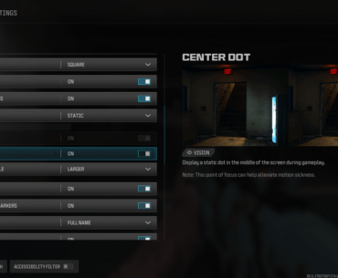 Center dot bugged? Wrong settings? Anyone know what's going on here?