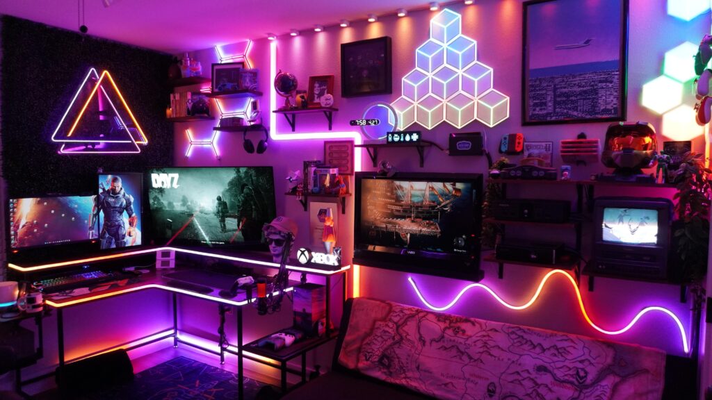 I know there's a ton of RGB going on, but I dig the way I've sectioned it. How would you rate my setup?