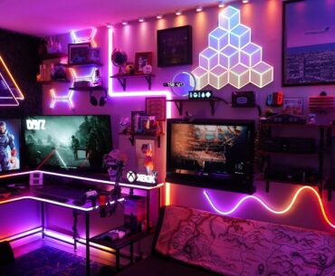 I know there's a ton of RGB going on, but I dig the way I've sectioned it. How would you rate my setup?