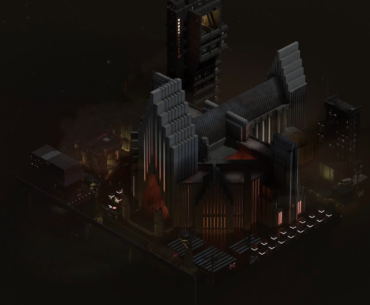 After the great reception of the previous one, here's another diorama from Into The Grid's universe: A church in Nueva Buenos Aires being repurposed as a hub for cult-like hackers. (More info in comments)