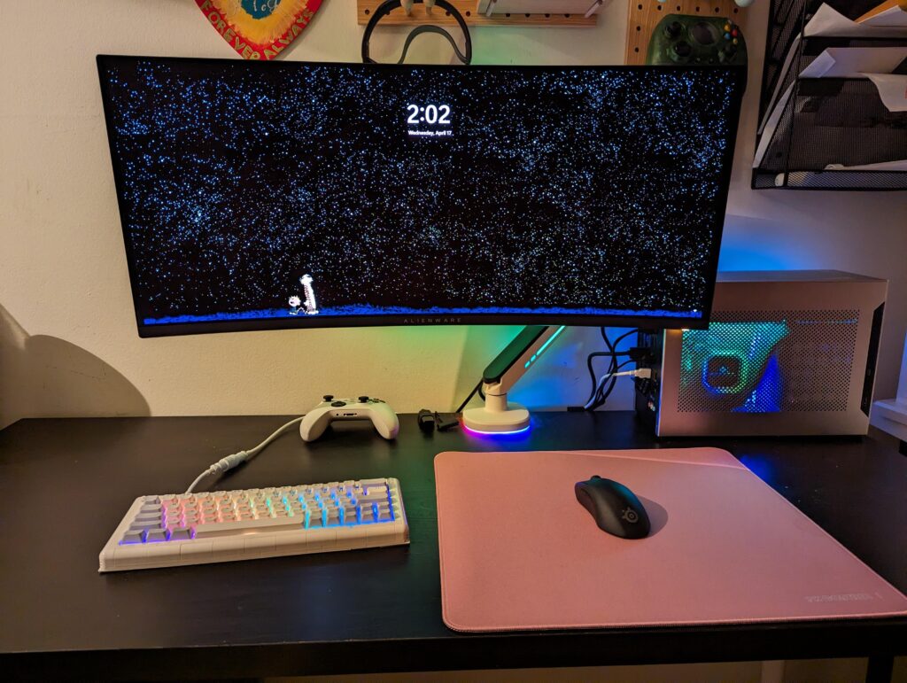 Smaller case, cleaner setup