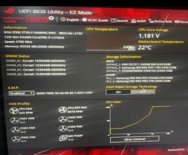 XMP/ ram overclocking question