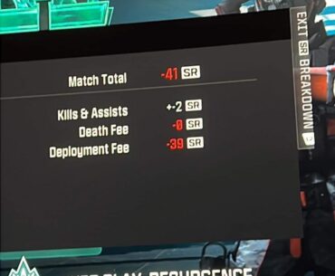 Lost SR when should have gained