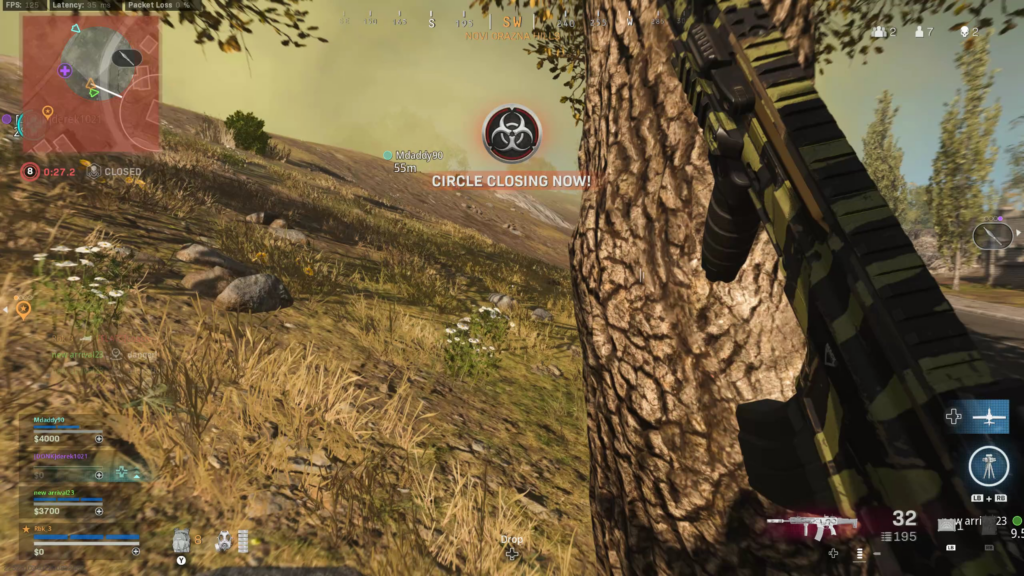 Just my team absolutely choking a 4 V 1 in early Verdansk