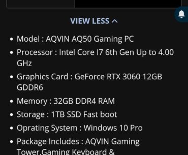 Advice on a pc I'm looking at online