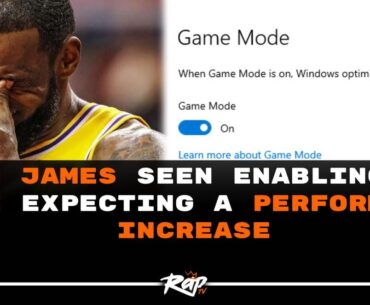 Lebron seen struggling on low performance