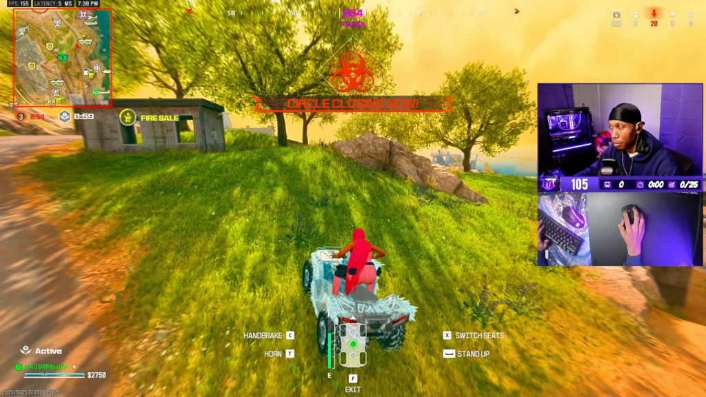 Are you doing this on Rebirth Island?