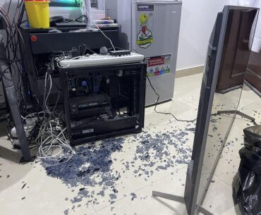 I need to clean my old pc but he said no