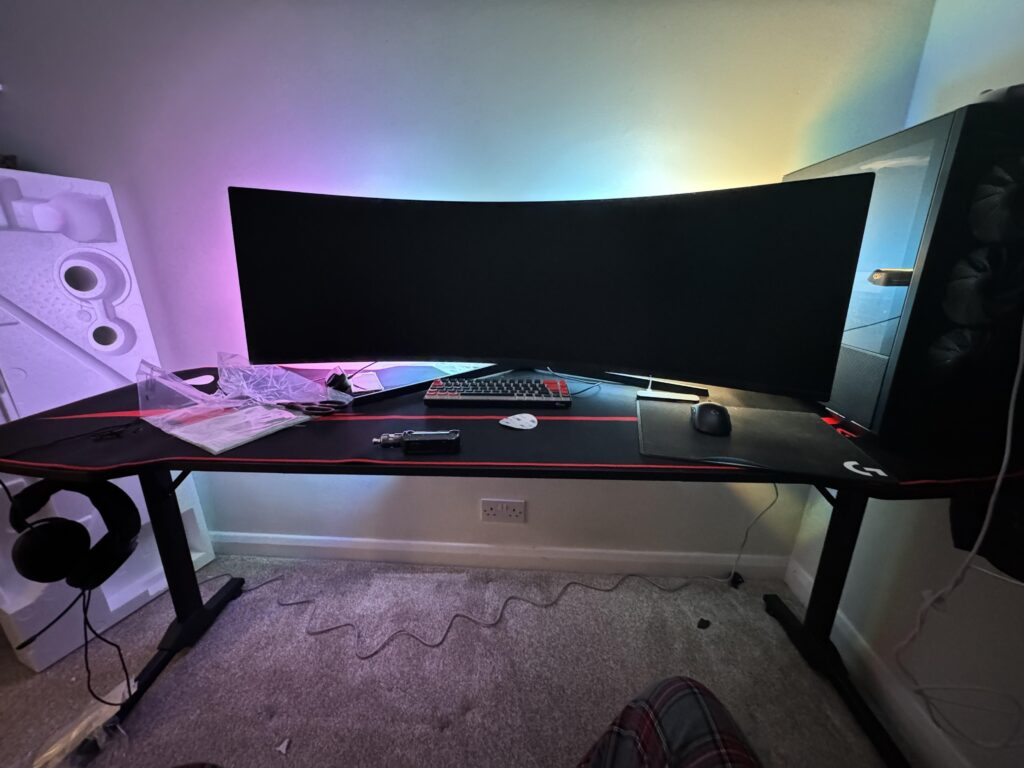 New desk set up