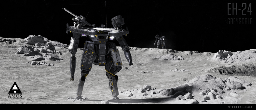 DIGITAL 3D - EX-24 GREYSCALE MECH. Machine Cult.
