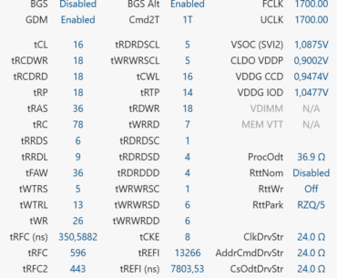 Total Noob here, are these settings OK for an 5600 with Micron E-Die?