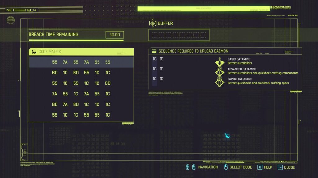 Interesting Breach Protocol Sequence