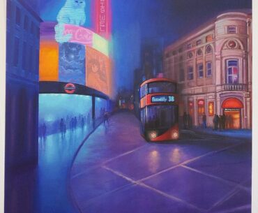 'London 2034' by me- acrylics on canvas ♡