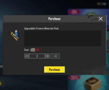 Upgradable firearm materials pack