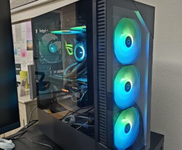First build before and after