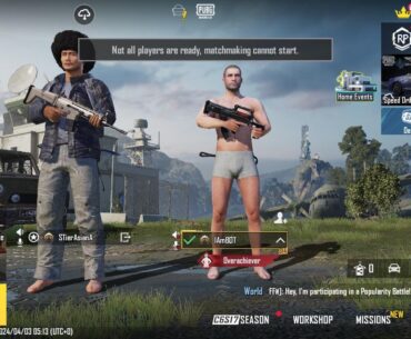 I finished playing PUBG Quick Match games with this guy from the country of Suriname. He spoke English and this guy was such a badass. He was killing shit like crazy while talking big too. And he backed it up with his skill. We won the majority of games because of his high performance in gunfights.