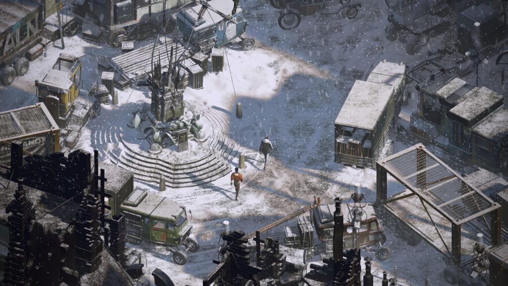 Disco Elysium proves that pre-rendered backgrounds can still look gorgeous.