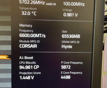 Gigabyte Aorus Master X Rev 1.1 with 14900k mad problems??