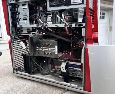 Farewell to a legend, my childhood gaming computer circa 2005. Heaviest thing in the house.