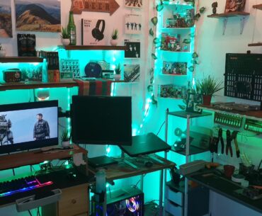 my chaotic/messy man cave.