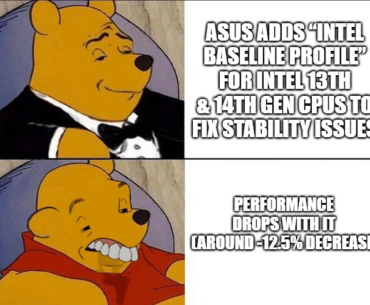 It seems that Intel CPU's are quite problematic lately.