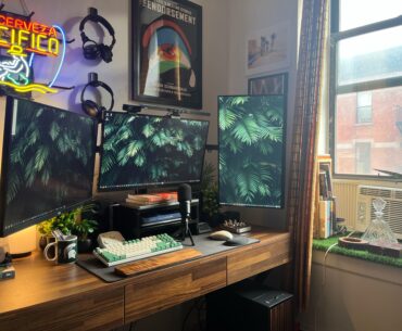 Desk's too thick for a clamp mount