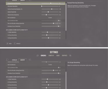 Since the PC guys got a sensitivity settings post I thought I’d make one.