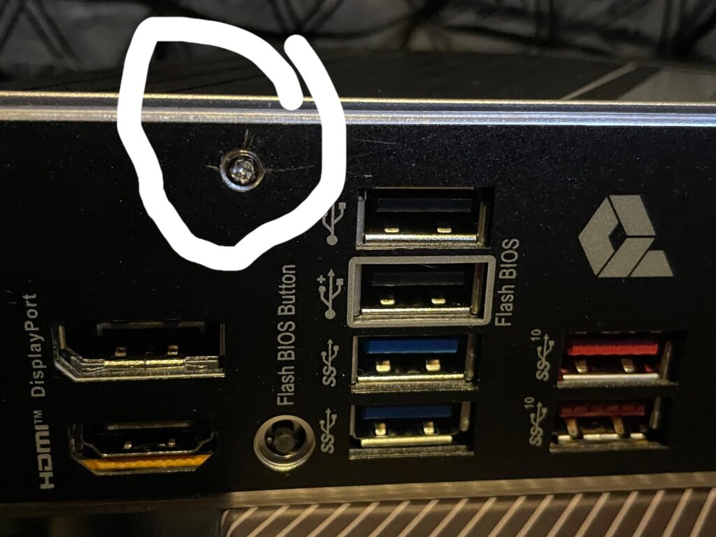 Stripped screw in motherboard usb panel and I’ve been at it for 10 hours. How do I get it out?