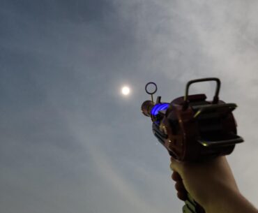 Solar Eclipse 2024 with Ray Gun