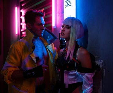 David by sebastian69cosplay and Lucy by me