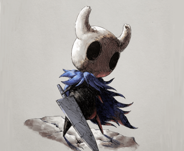 My fanart of Hollow Knight. Still wishing for Silksong... (OC)