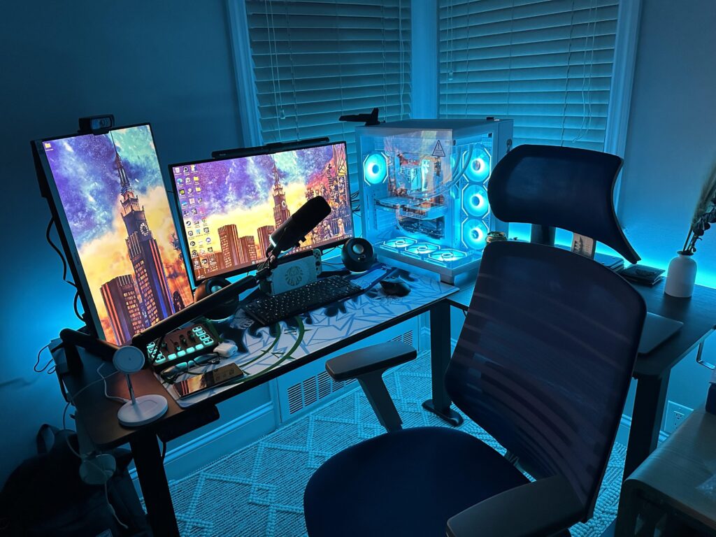 Finished the desk area