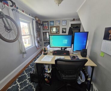Don't have much space but I try to make do