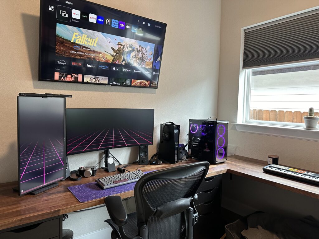 massively upgraded from my previous set up
