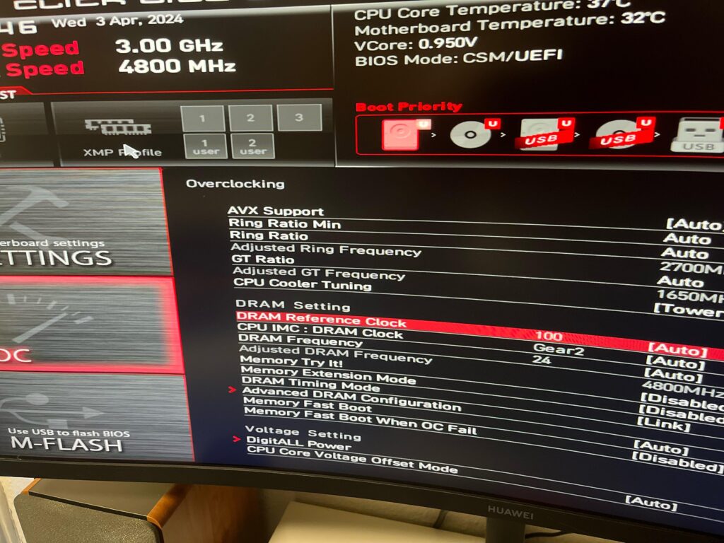 Weird problem with XMP Weird problem with XMP