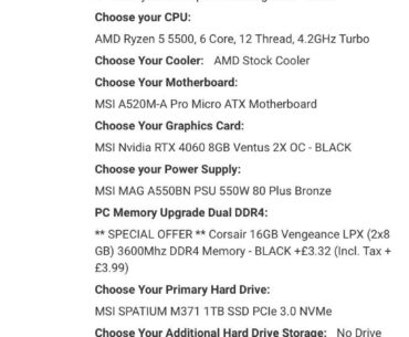 Are these good components for a good gaming pc?