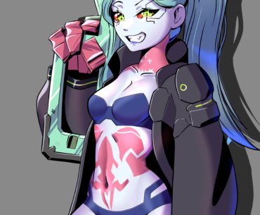 Rebecca fanart from Edgerunners (R3T11S1) OC