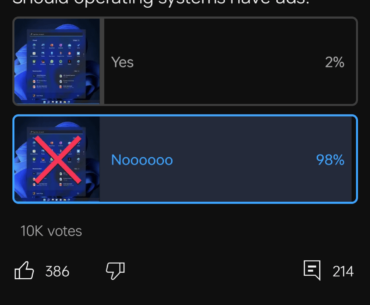 I wonder what the 2% were thinking