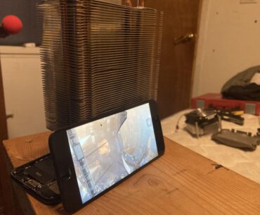 Put an old coolermaster collet on my iPhone 7