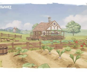 An illustration I did. A love letter to farming games like Story of Seasons, Rune Factory, Harvest Moon, and Stardew. A mix of Blender, Unreal Engine, and Photoshop. I may show a fly-through sometime in the future that resembles a title screen of one of those games if there is interest :).
