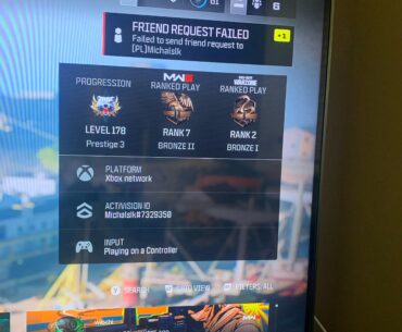 “Freind Request Failed”