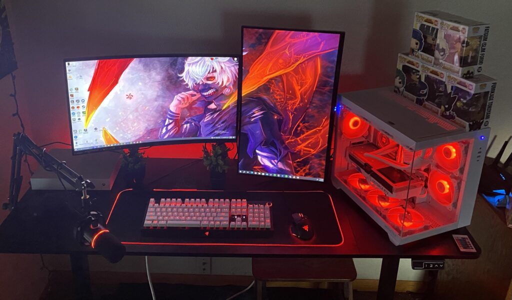 New standing desk.