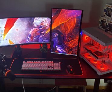 New standing desk.