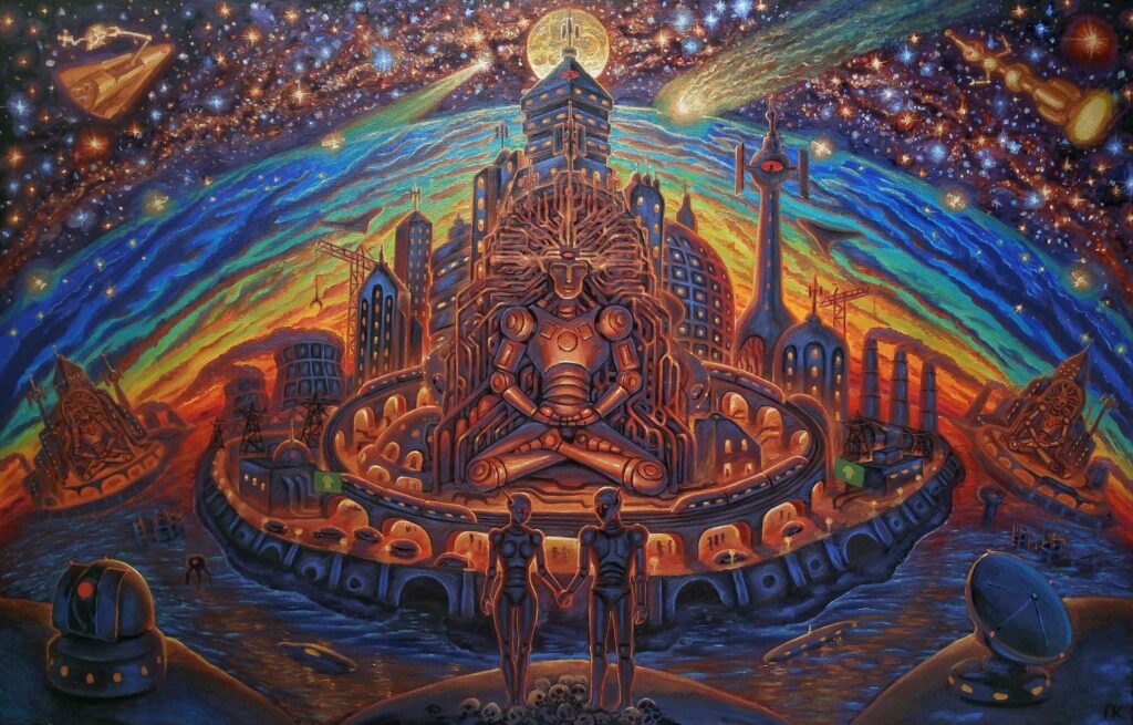 Noosphere. Oil by me